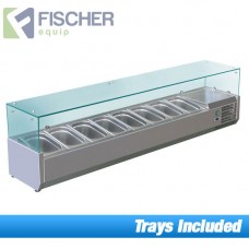 Fischer Cold Bain Marie, 8 x 1/3 GN Trays Included VRX-1800T